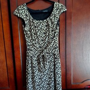 Tahari Animal Print Dress